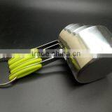 4 Pieces Stainless Steel Measuring Cups and Spoons Set With Silicone Handle Grip for Baking Accessories thumbnail-3