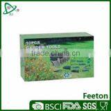 10pcs Mental Garden Tool Set for Planting With Nylon Bag thumbnail-1