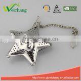 WCJ1075 Good Quality Hot Sale Stainless Steel Mesh Tea Ball Tea Infuser Tea Strainer Long Oval With Fun Shape thumbnail-1