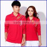 New Design Long Sleeve Dri Fit Polo Shirt China Factory Couple Printing Polo Shirt thumbnail-1