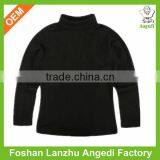 New Kids Loose Fit Cotton Long Sleeve Basic Turtleneck t Shirt Wholesale High Collar T-shirts thumbnail-1