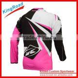 100%polyester Coolmax Downhill Mountain Bike Jersey thumbnail-2
