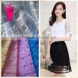 Fine Plaid Transparent Chiffon Yarn Diy Handmade Organza Puff Skirt Hair Accessory Fashion Embroidery Fabric thumbnail-3