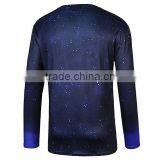 Space Galaxy Universe Printed Long Sleeve T Shirt Men's Full Sublimation Printed T-Shirt Fashion 3D Printed T Shirt Wholesale thumbnail-4