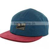 Low Profile Unstructured Corduroy 5 Panel Cap Long Bill thumbnail-2