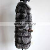 Myfur New Fashion Winter Warm Whole Pelt Desin Silver Fox Fur Coat for Women thumbnail-4