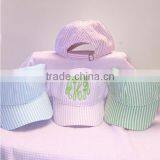 New Arrival Promotional Personalised Custom Seersucker Baseball Cap thumbnail-4