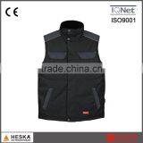 Mens 300D Oxford Work Multi-pocket Canvas Vest thumbnail-2
