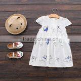 Wholesale Summer Cotton Printing Baby Girl Shirt Dress thumbnail-2