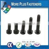 Made in Taiwan Black White Nylon Round Phillips Slotted Plastic Round Head Screw thumbnail-2