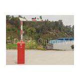 Powder Coating Steel Automatic Boom Gates , Remote Control Driveway Barriers