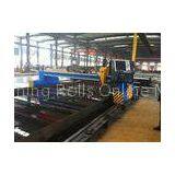High Speed 50HZ Strip CNC Plasma Cutting Machine for Steel , 4000mm Track Gauge