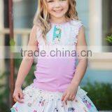 Eco-friendly Children Boutique Cotton Baby Girl Clothing Set From Conice NINI thumbnail-4