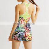 Popular Style Yoga Tops and Capri Pants Fitness Clothes Set thumbnail-1