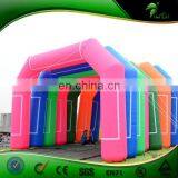 Colorful Commercial Inflatable Wide Tube Race Star and Finish Line Gate Arch for Event thumbnail-1