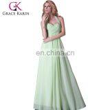 Grace Karin Chiffon Fashion Halter Long Bridesmaid Dress CL3461 thumbnail-1