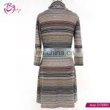Cowl Neck Fancy European Style Elegant Wear Dresses For Women thumbnail-2