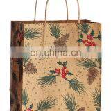 Custom Shopping Tote Bags Washable Kraft Brown Paper Bag thumbnail-2