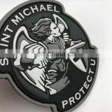 Custom Cheap 3D Basketball Boy Rubber Patch for Kids Toys
