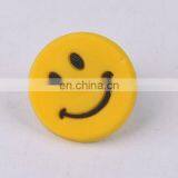 Soft PVC Shoe Charm With Smiling Face