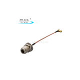 TNC male- SMB female right angle coxial cable