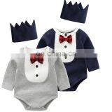 Multi Colors Warm Baby Rompers Unisex Long Sleeve Knitted Baby Jumpsuit thumbnail-1