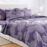 Designers Comforter Sets Luxury Purple Floral 7 Piece Bedding Comforter Set Goose Down Alternative Comforter thumbnail-2