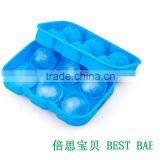 6 Cavity Making Chill Ice Sphere for Whiskey Silicone Ice Mold Cube Tray Mold thumbnail-3