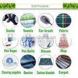 HB723 Blended Regenerated Open End Black Cotton Yarn 20/1 for Weaving Fabric Sell Manufacturer thumbnail-2