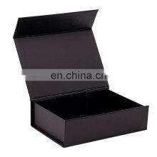 Custom a6 Shallow Black Retail Product Packaging Rigid Gift Box Packing With Magnetic Lid thumbnail-4