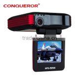 HD 1080P DVR Car Radar Detector With Hidden Car Camera Ambarella A7 Night Vision With Radar Speed Alarm thumbnail-2