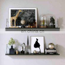 Wooden Floating Shelves Wall Mounted Set For Living Room
