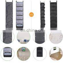 New Greening Black Plant Non-Woven Wholesale Hanging Vertical Support Garden Fabric Felt Grow Bags thumbnail-5