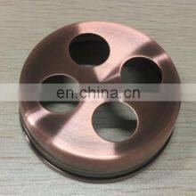 New Design 304 Stainless Steel Glass Toothbrush Metal Jar Lid thumbnail-1