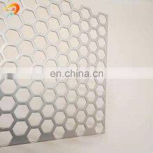 Security Interior Design Moisture Proof Hexagonal Perforated Aluminum Sheet Metal