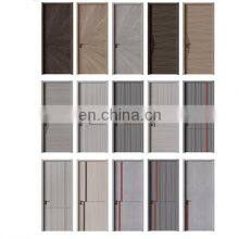 Paint-free wood door Oak door Smoked color black or white oak wood door