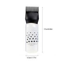 6 oz Hair Dye Bottle Applicator Brush Dispensing Salon Hair Coloring Dyeing New Empty Hair Dye Bottle With Applicator Brush thumbnail-5