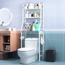3-Tier Save Space Bathroom Organizer Stand Multi-Functional Stainless Steel Shelf Over The Toilet Storage Rack thumbnail-5