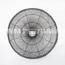 Black Rattan Pendant Light High Quality Hanging Woven Lamp Shade Best Price Wholesale Vietnam Cheap Wholesale thumbnail-4
