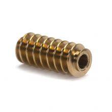 Brass Worm Gear, Precision Worm Shaft, DIN 5 Worm Shaft thumbnail-5