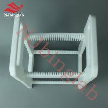 NJbinglab PTFE Wafer Carrier, No Baffle on the Bottom, for Saquare Silicon Wafer Etching thumbnail-2