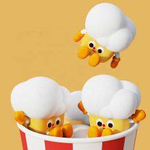 Factory Custom Cheap Usb Kids Nursery Night Light Cute Popcorn Silicone Nursery Lamp Night Light For Baby Toddler Bedroom Gift thumbnail-4