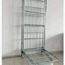 Four Wheels Logistics Foldable Roll Trolley With Door