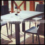 Brown Plastic Table and Chair thumbnail-2