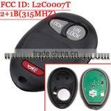 Best Quality 2+1 Button Replacement Keyless Entry Remote Key Fob for Buick L2C0007T #2 thumbnail-1