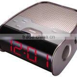 High Quality MetallicPortable Analogue Alarm Clock Radio thumbnail-2