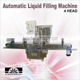 Automatic Liquid filling machine with Four head
