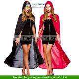 Halloween Horror Cape Cloak Hood Pagan Full Length Fancy Dress Costume 52" 132CM thumbnail-1