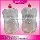 Free Shaped Stand Up Spout Pouch For Water Packaging thumbnail-1