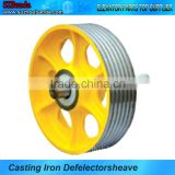 Cast Iron Rope Sheave Pulley,Elevator Cast Iron Pulley Sheave,Elevator Deflector Sheave,Elevator Cast Iron Pulley